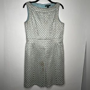 Lauren by Ralph Lauren Keyhole Neckline Empress Waist Knee Lenght